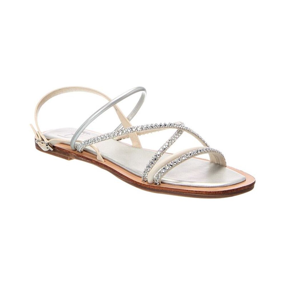 Byblos Leather Sandal, White
